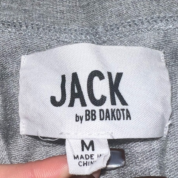 *Jack by BB Dakota- Grey zip up hooded jacket - Picture 6 of 7